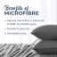 Dreamaker Superfine Washed Microfibre Sheet Set Charcoal Double Bed Carousel 4