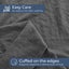 Dreamaker Superfine Washed Microfibre Sheet Set Charcoal Double Bed Carousel 7