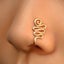 Fake Nose Cuff Nose Ring Cuffs Clip-On Nose Ring African Nose Cuff Non-Piercing Carousel 4
