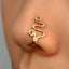 Fake Nose Cuff Nose Ring Cuffs Clip-On Nose Ring African Nose Cuff Non-Piercing Carousel 5