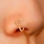 Fake Nose Cuff Nose Ring Cuffs Clip-On Nose Ring African Nose Cuff Non-Piercing Carousel 6