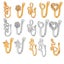 Fake Nose Cuff Nose Ring Cuffs Clip-On Nose Ring African Nose Cuff Non-Piercing Carousel 8