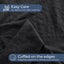 Dreamaker Superfine Washed Microfibre Sheet Set Black King Bed Carousel 7