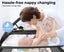 Bopeep Baby Cot Bed Crib Portable Bassinet Safety Rails Fence Foldable Travel Carousel 5