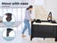 Bopeep Baby Cot Bed Crib Portable Bassinet Safety Rails Fence Foldable Travel Carousel 9