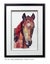 3D Hand Made Horse Head Collage Art Decor with Frame Carousel 1