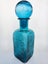 Vintage Empoli Glass Genie Bottle with the original stopper Carousel 1