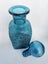 Vintage Empoli Glass Genie Bottle with the original stopper Carousel 4