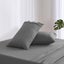 Dreamaker Superfine Washed Microfibre Sheet Set Charcoal Double Bed Carousel 11