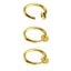 6PCS Fake Earrings Hoop Steel Non Pierced Clip on Nose Ring Spring Lip Ear Jewel Carousel 5