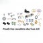6PCS Fake Earrings Hoop Steel Non Pierced Clip on Nose Ring Spring Lip Ear Jewel Carousel 11