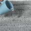 COMFEYA 2pcs Non Slip Shaggy Chenille Bathroom Mat Set - Grey Carousel 4