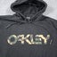 Y2k Oakley Camo Script Black Hoodie Sweatshirt Size Large Jersey Carousel 2