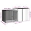 Rabbit Cage Grey 200x91x100 Cm Galvanised Steel Topppxn Carousel 2