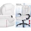 8 Point Pu Leather Reclining Massage Chair - White Carousel 3