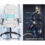 8 Point Pu Leather Reclining Massage Chair - White Carousel 4