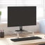 Monitor Stand White 40x35x8 Cm Tempered Glass and Metal Tiaxok Carousel 1