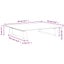 Monitor Stand White 40x35x8 Cm Tempered Glass and Metal Tiaxok Carousel 2