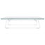Monitor Stand White 40x35x8 Cm Tempered Glass and Metal Tiaxok Carousel 5