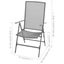 Stackable Garden Chairs 2 Pcs Steel Grey Axiol Carousel 2