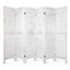 Artiss 6 Panel Room Divider Screen Privacy Wood Foldable Stand Timber White Carousel 1