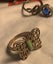 Antique and Unique - Nevada Lake Carico turquoise and brass butterfly ring Carousel 6