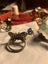 Antique and Unique - Nevada Lake Carico turquoise and brass butterfly ring Carousel 9
