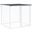 Chicken Cage with Roof Anthracite 403x98x90 Cm Galvanised Steel Tonkbpb Carousel 6