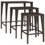 Nesting Tables 3 Pcs Brown Poly Rattan Toktnp Carousel 5