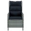 3 Piece Garden Lounge Set with Cushions Poly Rattan Light Grey Tblboak Carousel 10