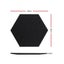 Acoustic Foam 12pcs 35x30x0.9cm Soundproof Absorption Panel Adhesive Black Carousel 2