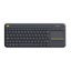 Logitech K400 Plus Wireless Keyboard with Touch Pad Black Carousel 1