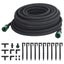 Garden Soaker Hose Black 0.6 25 m Rubber Oppnib Carousel 3