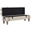 Storage Bench Solid Wood and Steel 111x34x37 Cm Xapilt Carousel 5