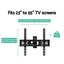 Artiss Tv Wall Mount Bracket Tilt Swivel Full Motion Flat Slim Led Lcd 23 Inch Carousel 4