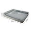 Orthopedic Dog Bed L Grey Carousel 3