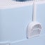 Cat Litter Box Fully Enclosed Kitty Blue Carousel 6