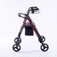 4 Wheel Lightweight Rollator Walker Aluminium Frame Seat Carry Bag For Senior... Carousel 2
