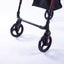 4 Wheel Lightweight Rollator Walker Aluminium Frame Seat Carry Bag For Senior... Carousel 7