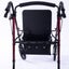 4 Wheel Lightweight Rollator Walker Aluminium Frame Seat Carry Bag For Senior... Carousel 8