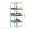 Electric Heated Towel Clothes Rail Rack Airer Dryer Warmer Stand 300w Carousel 2
