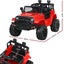 Rigo Kids Ride on Car Electric 12v Car Toys Jeep Battery Remote Control Red Carousel 2
