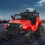 Rigo Kids Ride on Car Electric 12v Car Toys Jeep Battery Remote Control Red Carousel 7