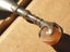 Antique Claw Footed Agate Marble Ball handled Button Hook / Shoe Horn Set Carousel 7