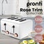 4 Slice Toaster Rose Trim Collection - White Carousel 9