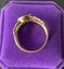 Men’s Black Opal , Diamond , Gold Ring , Size W Carousel 4