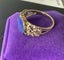 Men’s Black Opal , Diamond , Gold Ring , Size W Carousel 3