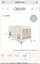 Obaby Maya Cot Bed - White and Natural, in excellent condition. Carousel 5