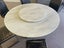 Round Marble table with 6 chairs Carousel 1