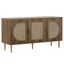 Rattan Buffet Sideboard Storage Cupboard Cabinet Kitchen Dining Room Carousel 1